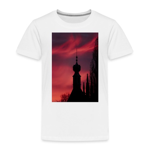 Point purple and pink sky silhoutte - Toddler Premium T-Shirt