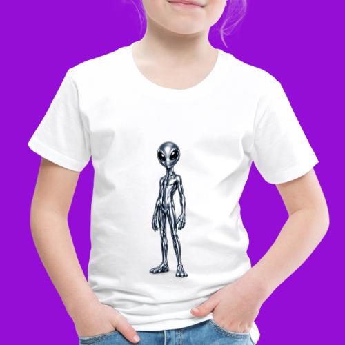 Silver Alien - Toddler Premium T-Shirt