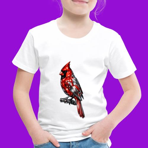 Silver Cardinal - Toddler Premium T-Shirt