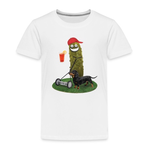 Lawn Mower Pickle - Toddler Premium T-Shirt
