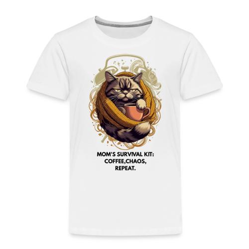 Powered by Sarcasm Cat Tee - Toddler Premium T-Shirt