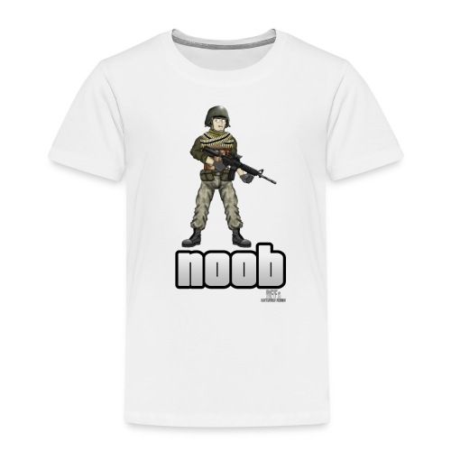 n00b design v1 with logo png - Toddler Premium T-Shirt