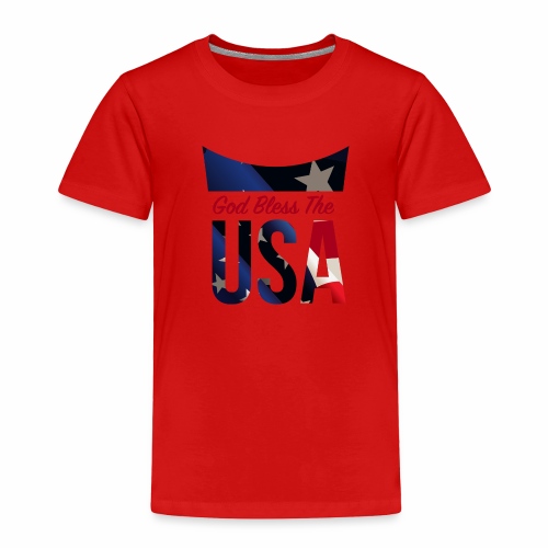God Bless The USA Veterans T-Shirts - Toddler Premium T-Shirt