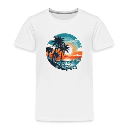 Vintage Summer Vibes - Toddler Premium T-Shirt