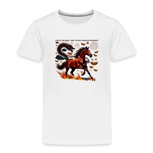 Year of the Horse Victory T Shirt, Lunar New Year - Toddler Premium T-Shirt