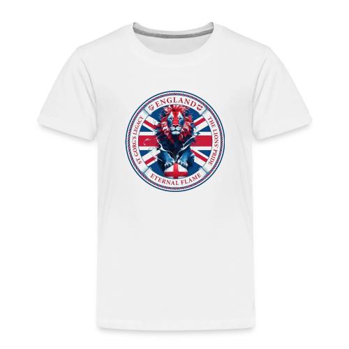 England Lion Emblem T Shirt, Flag Pride Gift - Toddler Premium T-Shirt