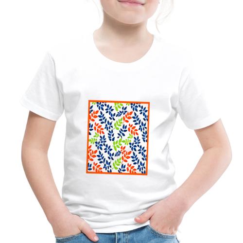 Stylish Elegance in Leaves Pattern - Toddler Premium T-Shirt