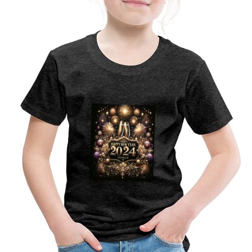 Happy New Year 2024 Premium T Shirt Design - Toddler Premium T-Shirt