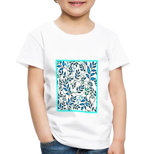 Colorful Foliage Pattern Art - Toddler Premium T-Shirt