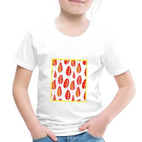 Elegant Leaf Art Neon Aesthetics - Toddler Premium T-Shirt