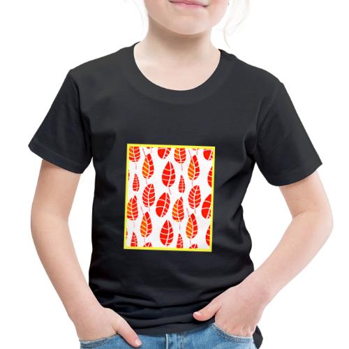 Elegant Leaf Art Neon Aesthetics - Toddler Premium T-Shirt