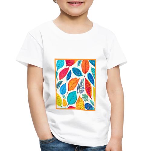 Chromatic Canopy: Exquisite Leaf Art - Toddler Premium T-Shirt