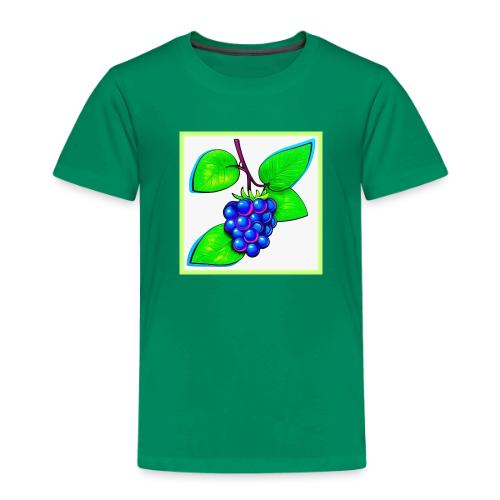 Vibrant Blueberry Pop Art - Toddler Premium T-Shirt