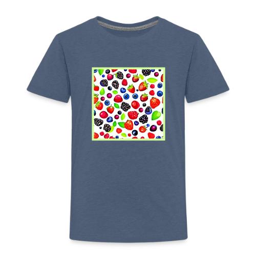 Berry Burst: Fruity Pattern - Toddler Premium T-Shirt