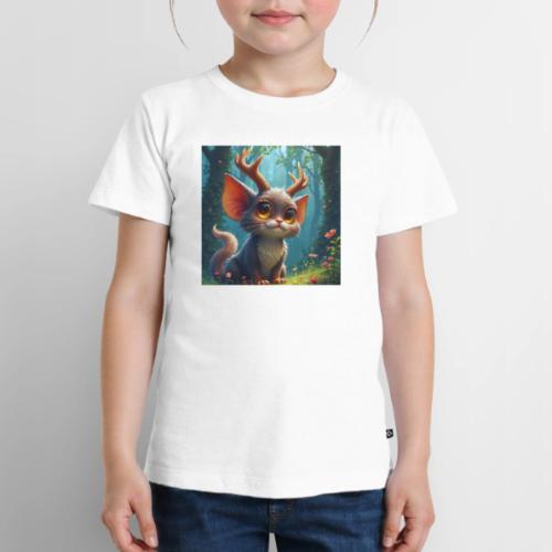 Magical Forest Creature with Deer Horns - Toddler Premium T-Shirt