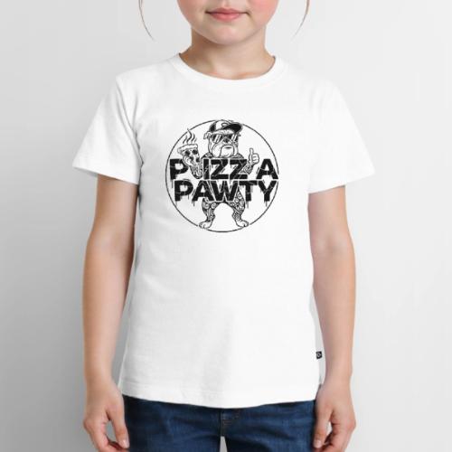 Pizza Pawty Bulldog T-Shirt | Funny Dog Pizza Tee - Toddler Premium T-Shirt