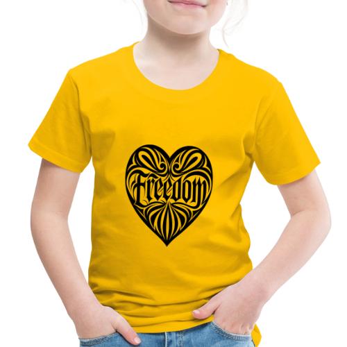 FREEDOM in Heart - Toddler Premium T-Shirt