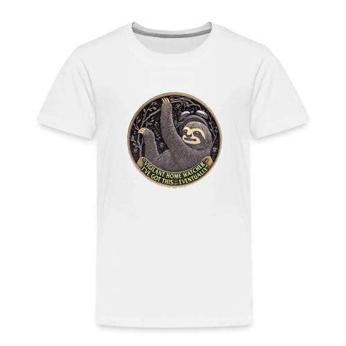 Sloth Home Watcher T Shirt - Toddler Premium T-Shirt