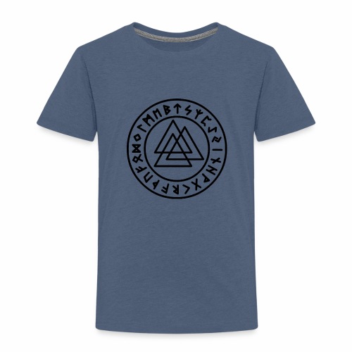 Viking Rune Valknut Wotansknot Gift Ideas - Toddler Premium T-Shirt