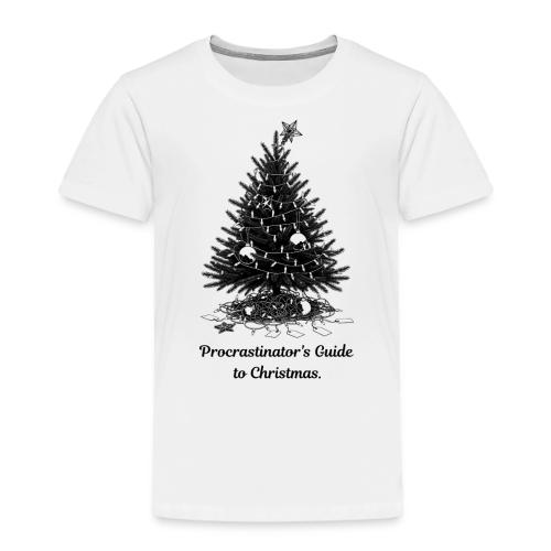 Procrastinator's Guide Christmas T-Shirt - Toddler Premium T-Shirt