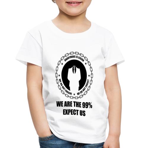 Anonymous 6 Black - Toddler Premium T-Shirt