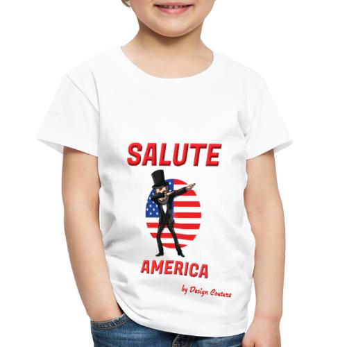 SALUTE AMERICA RED - Toddler Premium T-Shirt