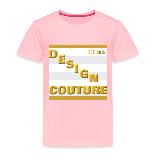 DESIGN COUTURE EST 2016 GOLD - Toddler Premium T-Shirt