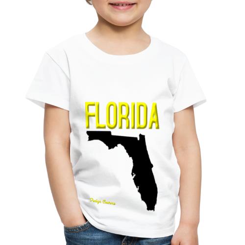 FLORIDA REGION MAP YELLOW - Toddler Premium T-Shirt