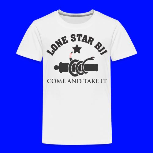 Lone Star BJJ - Come and Take It - Black and Red - Toddler Premium T-Shirt
