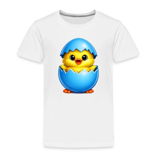 Easter Chick Blue - Toddler Premium T-Shirt