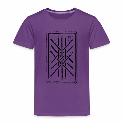 Web of Wyrd grid Skulds Web Net Bindrune symbol - Toddler Premium T-Shirt