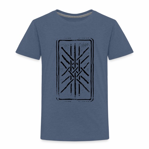 Web of Wyrd grid Skulds Web Net Bindrune symbol - Toddler Premium T-Shirt