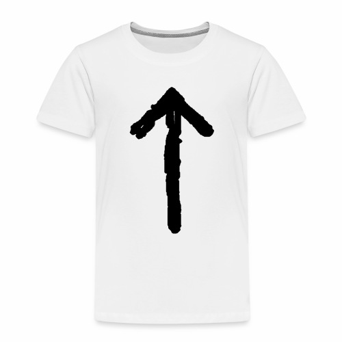 Elder Futhark Rune Tiwaz - Letter T - Toddler Premium T-Shirt