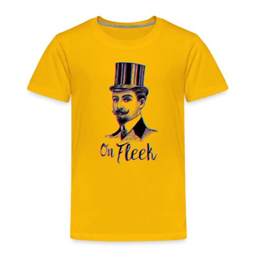 On Fleek Mustache Man - Toddler Premium T-Shirt