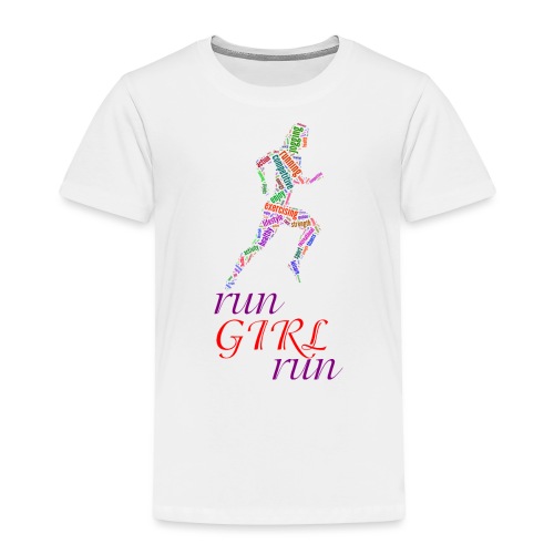 Run girl, run - Toddler Premium T-Shirt