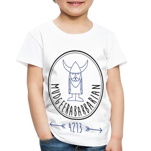 Mudgeerabarbarian Black Circle Blue Icon - Toddler Premium T-Shirt