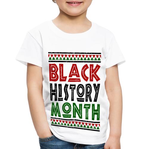 Vintage Black History Month - Toddler Premium T-Shirt