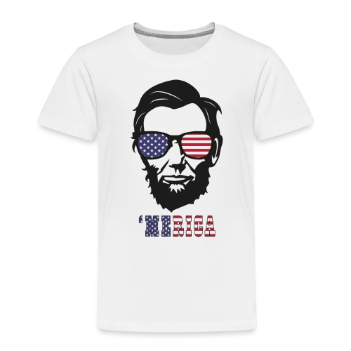 4th of july Abe lincoln t-shirts - Toddler Premium T-Shirt