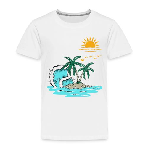 Retro Sunset Graphics - Toddler Premium T-Shirt