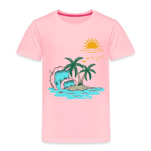 Retro Sunset Graphics - Toddler Premium T-Shirt