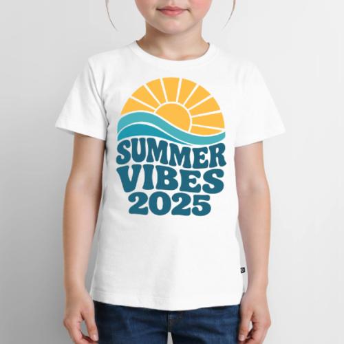 Summer Vibes 2025 Retro Sunset T-Shirt | Fun Beach - Toddler Premium T-Shirt