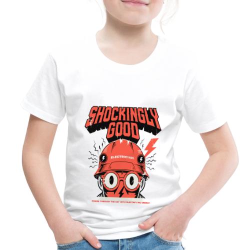 Funny Shockingly Good Electrician - Toddler Premium T-Shirt