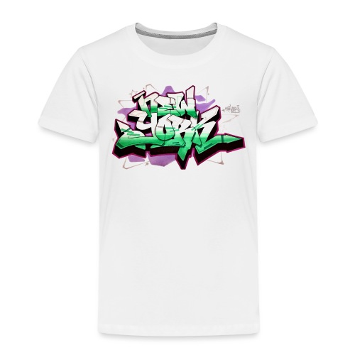 RANGE - Design for New York Graffiti Color Logo - Toddler Premium T-Shirt