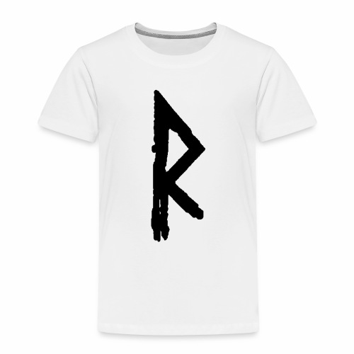 Elder Futhark Rune Raidho - Letter R - Toddler Premium T-Shirt