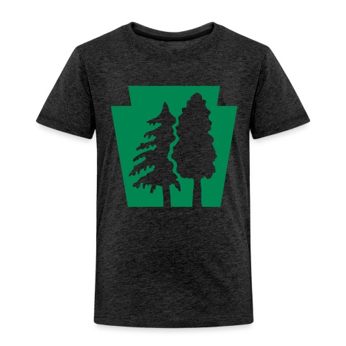 PA Keystone w/trees - Toddler Premium T-Shirt