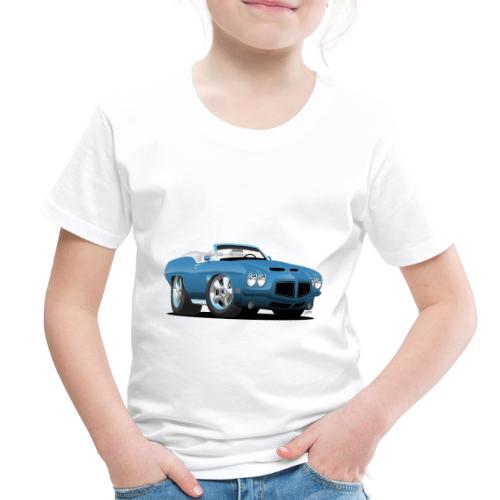 American Classic Seventies Convertible Car Cartoon - Toddler Premium T-Shirt