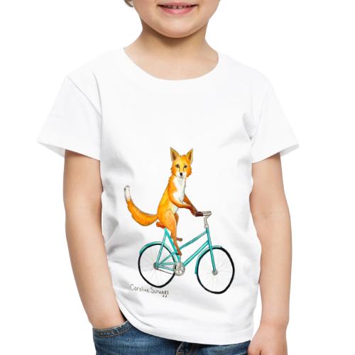 The Fox & the Bicycle - Toddler Premium T-Shirt