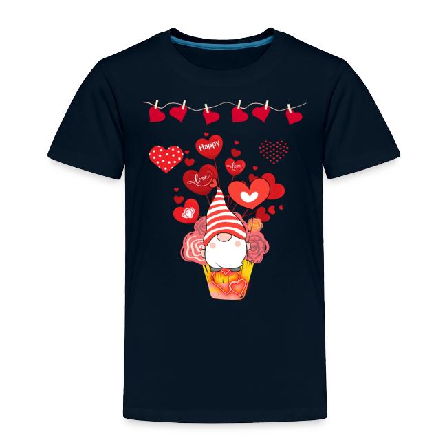 Design wrapped in love hearts, vibrating in love.
