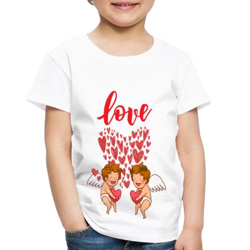 Cupid Love Designs, cupid love angel vibration. - Toddler Premium T-Shirt