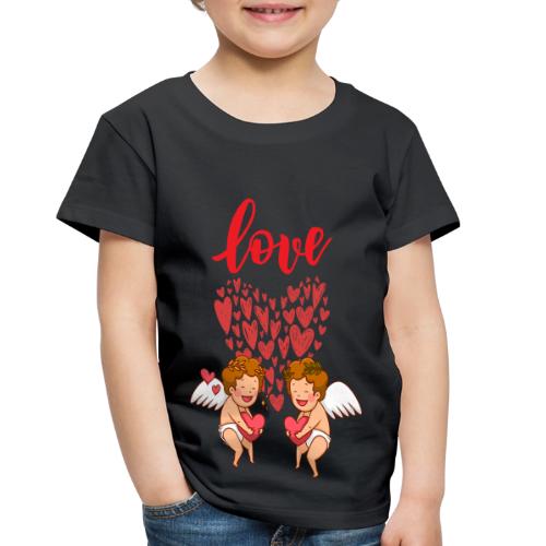 Cupid Love Designs, cupid love angel vibration. - Toddler Premium T-Shirt